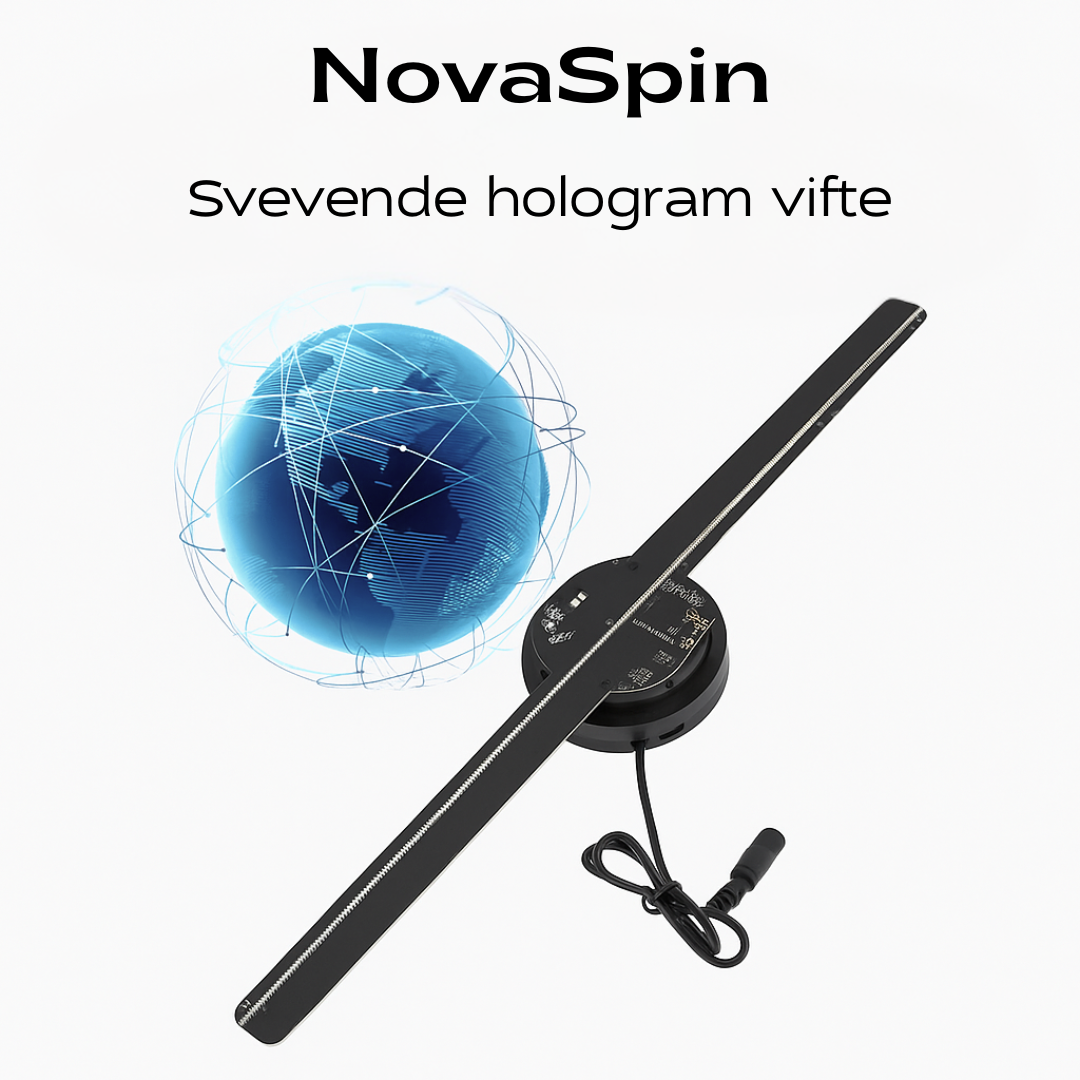 NovaSpin Svevende 3D Hologram Vifte